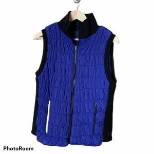 Calvin Klein performance purple puffer vest large